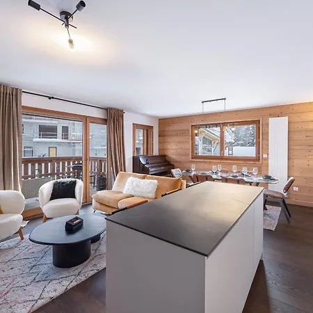 Apartment Chic Alpin A Avec Balcon Et Parking Couvert - Fr-1-569-74 Megeve