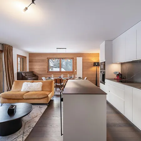 Chic Alpin A Avec Balcon Et Parking Couvert - Fr-1-569-74 * Megeve